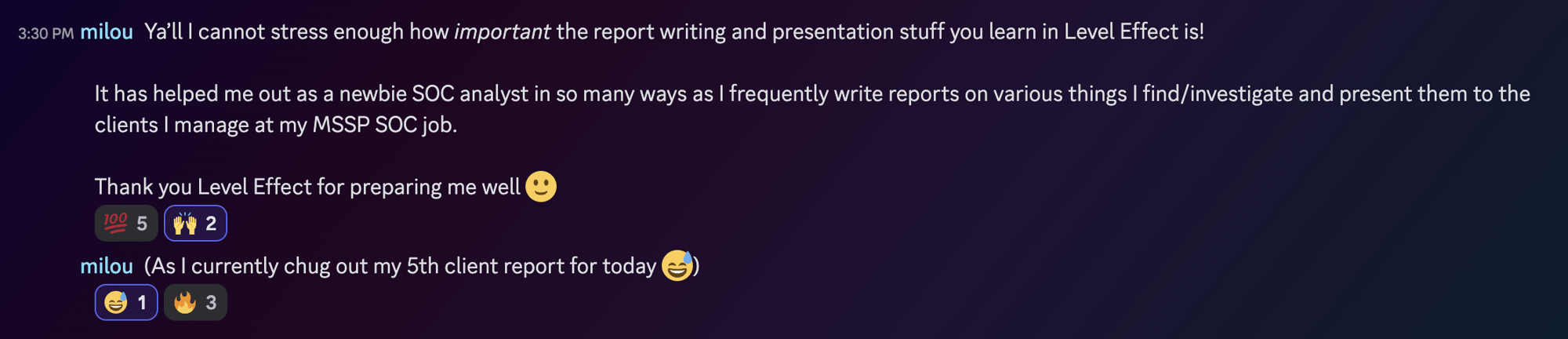 Milou CDA Discord Shoutout