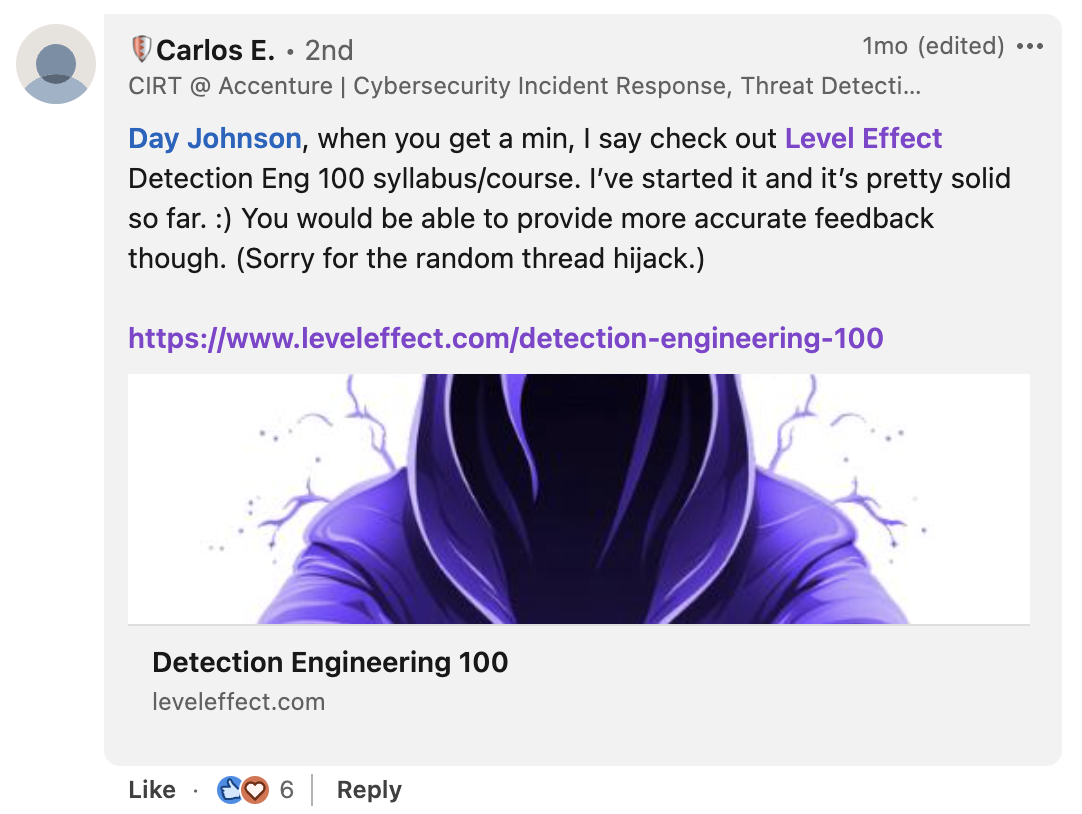 Carlos E DE100 Shoutout