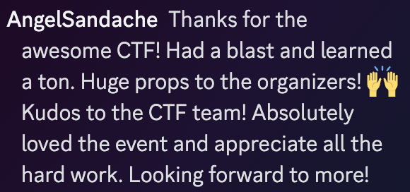 Angel CTF Discord Shoutout