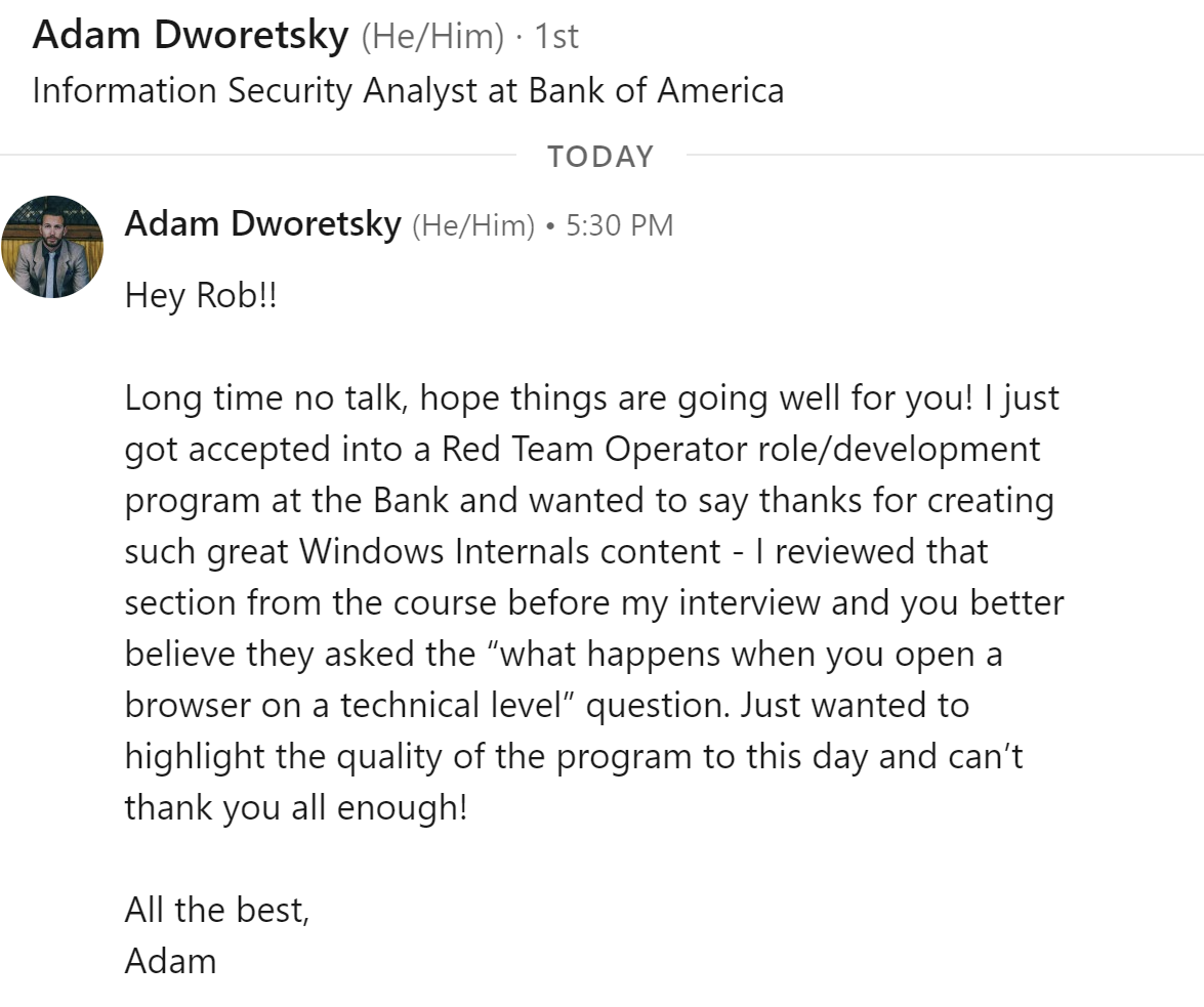 Adam CDA Hired 2