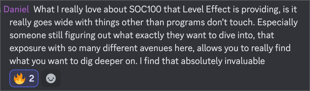 SOC100 shout 10